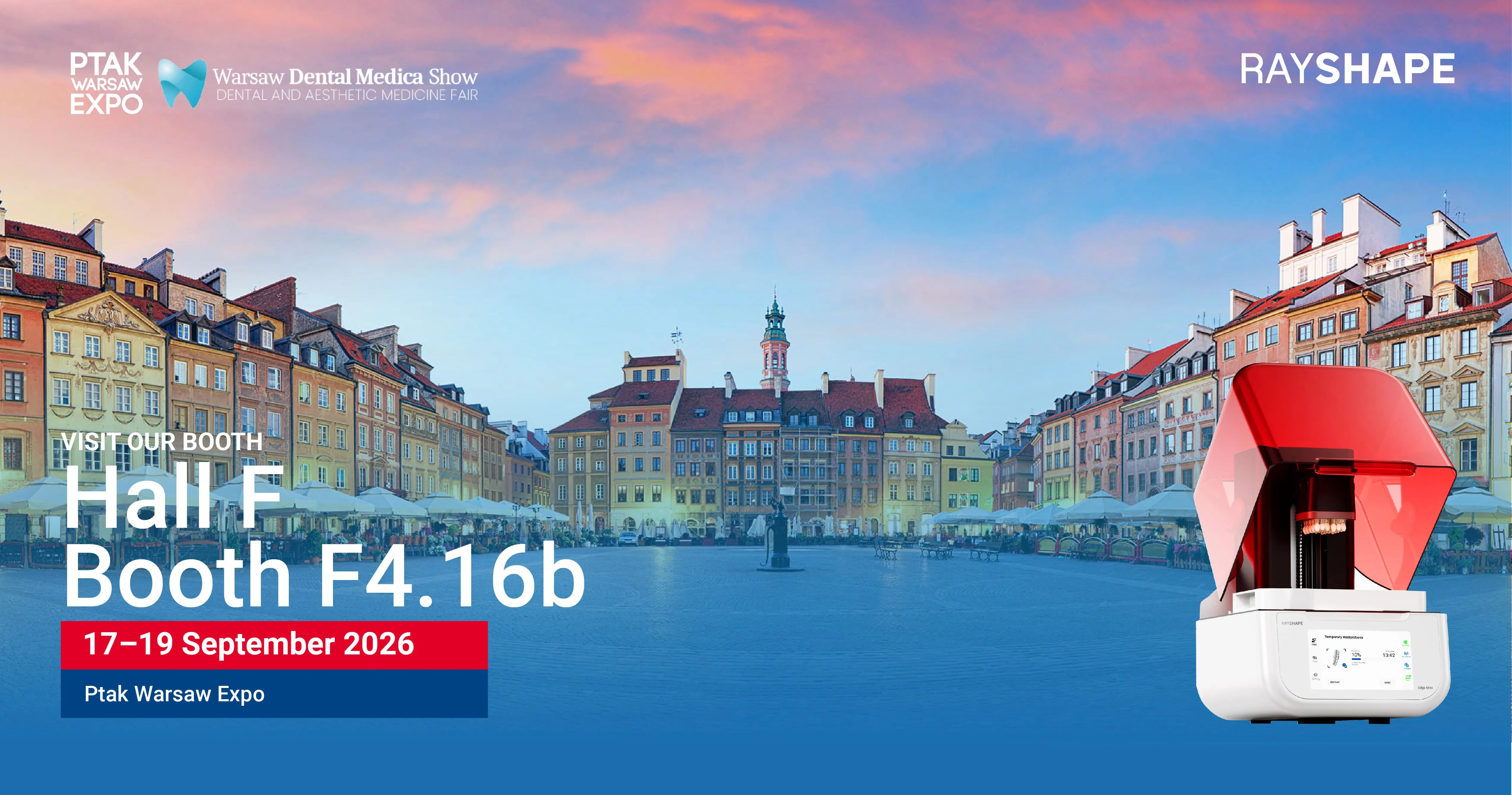 RAYSHAPE to Exhibit at Warsaw Dental Medical Forum 2026
