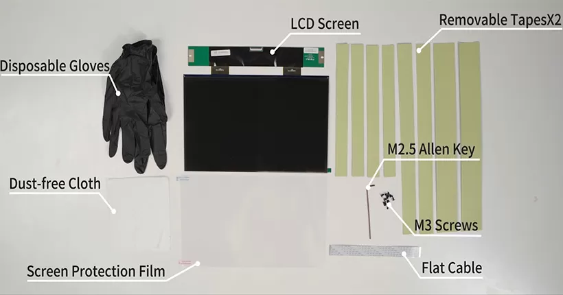 How to Replace the LCD Screen of the Edge E2 3D Printer After a Period of Use?