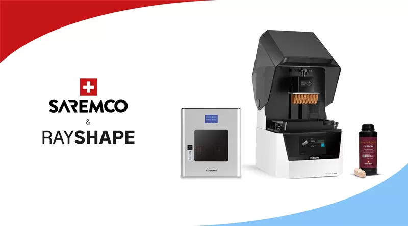 RAYSHAPE printer and saremco print CROWNTEC™ are now compatible!