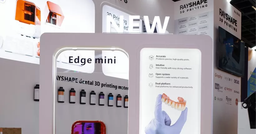 New Year's Strong Start | RAYSHAPE Stuns at Dubai International Dental Exhibition, Early Exposure of New Product Edge mini Sparks Heated Discussions
