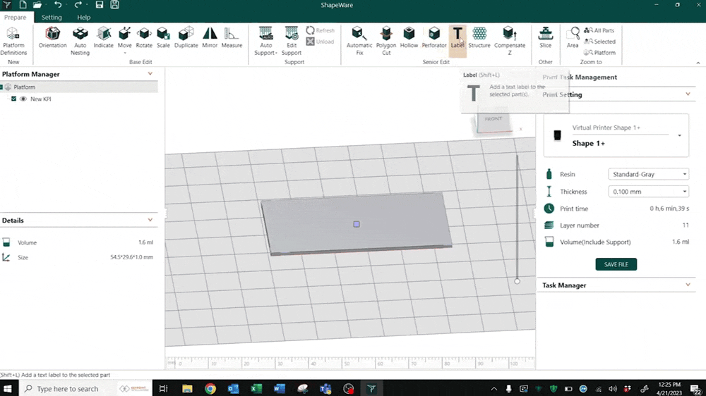 ShapeWare pre-processing software showcase